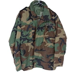 Woodland‎ Camo U.S. Army Coat Medium Military 125th Regional Readiness Command